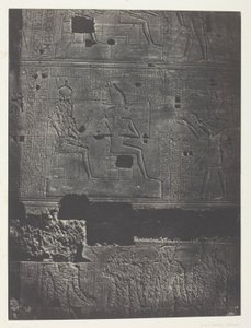 Nyugati fal, Isis nagy temploma Philoe-ban; Núbia, 78. tábla az "Egypte, Nubie, Palestine et Syrie" albumból (1852) alkotó: Maxime Du Camp