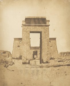 Propylon a Khons templomból, Karnacban, Thébában, 1849-50.