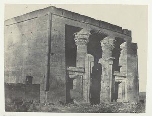 Temple De Dakkeh, Naos, Nubie, 184951, nyomtatva 1852. alkotó: Maxime Du Camp
