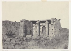 Tafeh temploma (ókori Taphis), Núbia alkotó: Maxime Du Camp