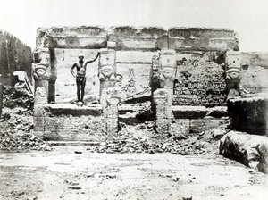 Hathor temploma Dendarahban, 1850. május 28