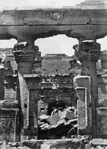 Templomromok, Egyiptom, 1852. alkotó: Maxime Du Camp
