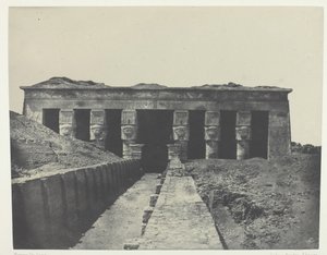 Általános nézet, Dendera Teutyres nagy temploma, Felső-Egyiptom, 184951, nyomtatva 1852. alkotó: Maxime Du Camp