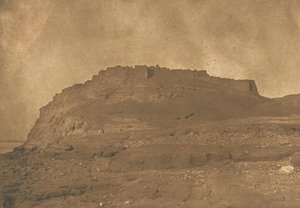 Az Ibrym-erőd látképe, 1850. március 31. alkotó: Maxime Du Camp