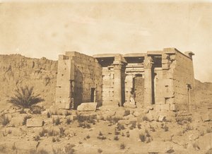 Kilátás a Tafah Taphis templomra, 1850. április 9.