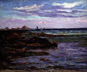 Bretagne partjai, 1910 körül (olaj, vászon) alkotó: Maxime Emile Louis Maufra