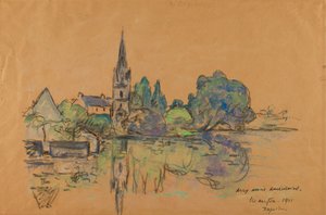 Táj, 1911. alkotó: Maxime Emile Louis Maufra