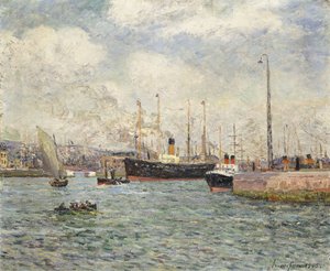 Le Havre kikötője, 1905