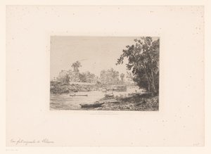 Kilátás a Szajnára, Neuilly-nál À Neuilly (Seine) (cím az objektumon)