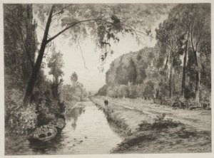 Pont Sainte-Maxence-i csatorna, kb. 1878.