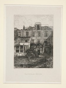 Hauteville-House, pl. 2 a Victor Hugo lakosztályból (Victor Hugo). alkotó: Maxime Lalanne