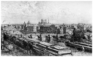Párizs a Louvre-ból, 1850-1895, 1924