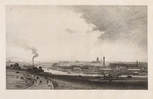 Párizs 1867-ben, Kilátás a Trocadero felől