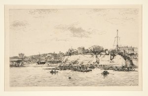 La Plataine kikötője? Royan (A La Plataine híd Royanban) alkotó: Maxime Lalanne