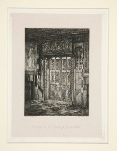 Porte de la galerie de ch?ne (Tölgy Galéria ajtaja), pl. 8 a Chez Victor Hugo lakosztályból (Victor Hugo