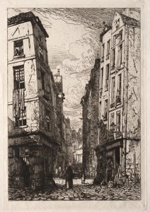 Rue des Marmousets (Régi Párizs) alkotó: Maxime Lalanne