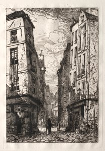 Rue des Marmousets. alkotó: Maxime Lalanne