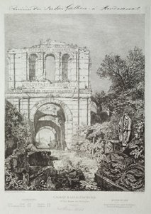 A bordeaux-i Gallien-palota romjai, 1866-1868. alkotó: Maxime Lalanne