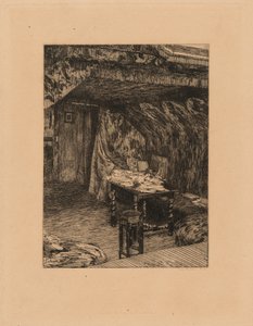 Der Ausguck (Das Büro von Victor Hugo) alkotó: Maxime Lalanne