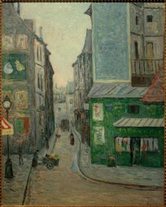 Platz St. André des Arts, Rue Suger, Párizs alkotó: Maxime Emile Louis Maufra