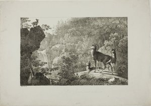 A szarvas és a zerge alkotó: Maximilian Josef Wagenbauer