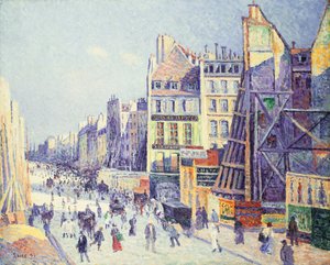Rue Reaumur, 1897 alkotó: Maximilien Luce