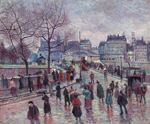 Párizs, Érsek hídja, 1896 alkotó: Maximilien Luce