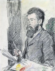 Georges Seurat portréja alkotó: Maximilien Luce