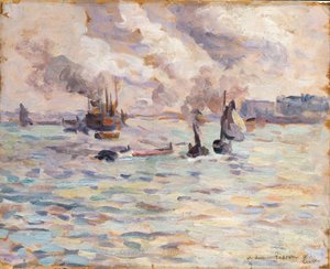 A folyótorkolat alkotó: Maximilien Luce