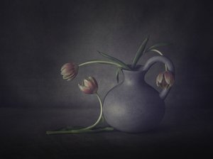 Hangulatos tulipáncsendélet alkotó: May G