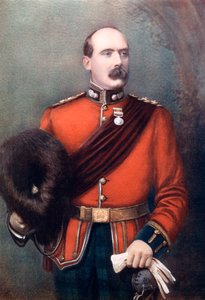 AW Thorneycroft alezredes, Thorneycroft lovas gyalogságának parancsnoka, 1902. alkotó: Mayall