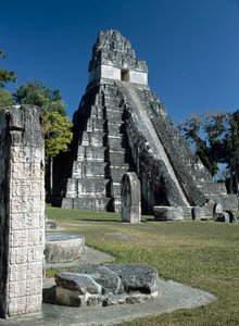Tikal I. templom vagy a Nagy Jaguár temploma, 7-8. század