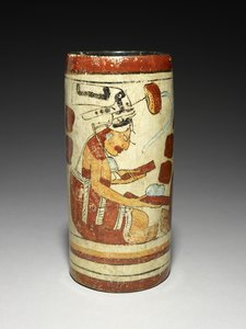 Váza bemutató jelenettel, i.sz. 600-900 (cserépedény csúszdával) alkotó: Mayan