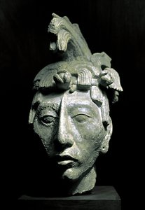 Harcos fej (szobor, 683 körül) alkotó: Mayan Mayan