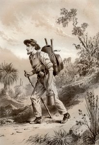 Digger a csavargón, Ausztrália, 1879.