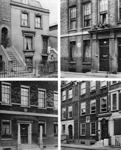 Híres férfiak négy londoni háza, London, 1926-1927. alkotó: McLeish