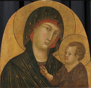 Szűz és Gyermek Madonna és gyermeke alkotó: Meester van Badia a Isola