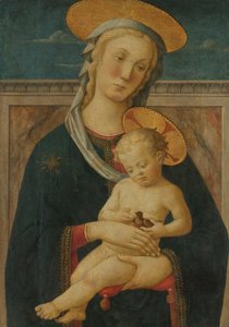 Szűz és Gyermek alkotó: Meester van San Miniato (attributed to)