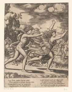 Apollo üldözi Daphnét Apollo és Daphne története (sorozat címe)