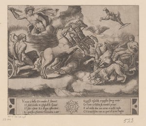 Vénusz és Apollo autói alkotó: Meester van de Dobbelsteen
