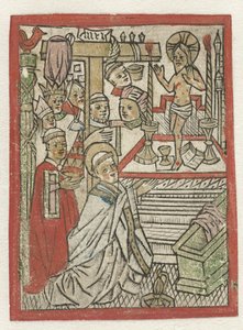 Mis van Gregorius alkotó: Meester van de H. Erasmus