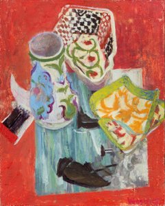 Csendélet Manet tengeri tájra, 2007 (olaj, vászon)