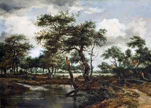 Egy tó az erdőben, 1668 (olaj, tölgyfa panel)