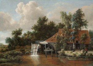 Egy vízimalom alkotó: Meindert Hobbema