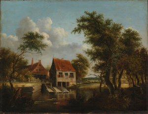 A vízimalom alkotó: Meindert Hobbema
