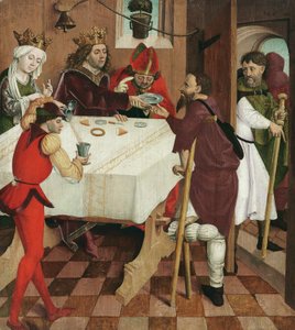 alamizsna adomány Szent. Oswald alkotó: Meister der Oswaldlegende