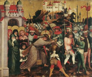 A keresztet hordozó Krisztus alkotó: Meister von Laufen