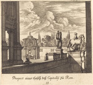 Capitolium, Róma alkotó: Melchior Küsel after Johann Wilhelm Baur