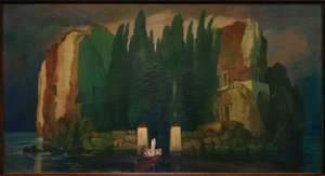 A halottak szigete (másolat A. Böcklin nyomán)