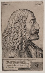 Albrecht Dürer portréja alkotó: Melchior Lorck
